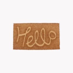 Hello kokosmtte - Drmtte i naturfibre - Holder til alt slags vejr!