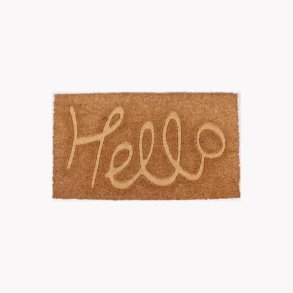 Hello kokosmtte - Drmtte i naturfibre - Holder til alt slags vejr!