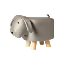 SKAMMEL TIL BRNEVRELSET!! Hundeformet skammel med trben L45XB25XH30 cm