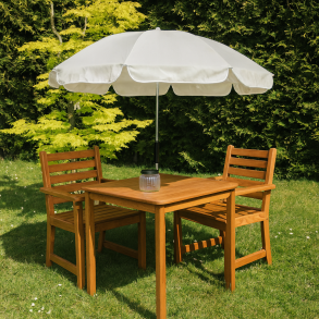 Bordparasol inkl. beslag - : 110 cm. Vlg farve