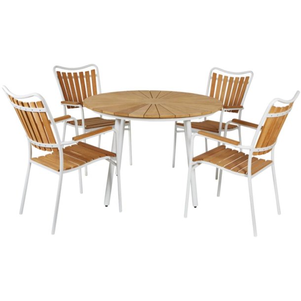 Eva Magnolia Trdgrdsset med bord str.  110 cm - Vlj frg p bord och stol