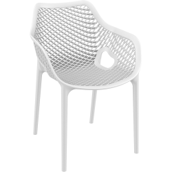 4-pack Air Staplingsstol - vit  