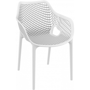 4-pak Air Stabelstol - hvid