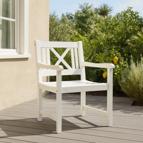 Kronborg Havestol - Hvid