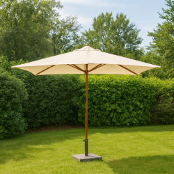 L�se hoffman parasolduge 3x3 meter - v�lg farve