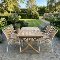 Mondeva 4-sits terrassset 135x85 - V�lj f�rg p� stolen