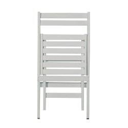 Hvidlakeret akacietr cafest med foldebord + 2 stk. klapstole. KVALITETS CAFEST - model Astrid