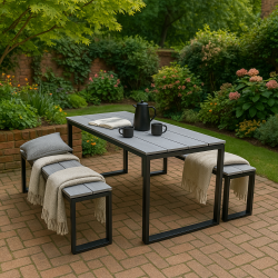 Marbella terrassest med bnke