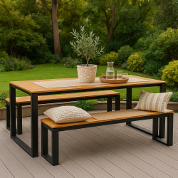 Marbella terrassest med bnke