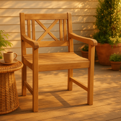 Kronborg Havestol - Gold Teak