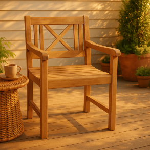 Kronborg Havestol - Gold Teak