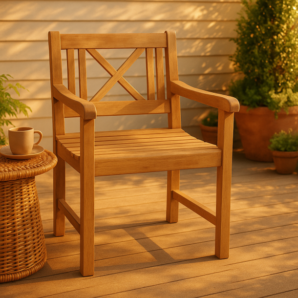 Kronborg Havestol - Gold Teak