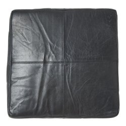 Sdehynde 40x40x5cm i sort eller cognac bffellder - vlg farve