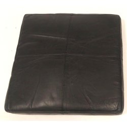 Sdehynde 40x40x5cm i sort eller cognac bffellder - vlg farve