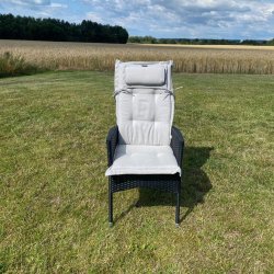 Hynde med nakkepude til positions stol, i olefin