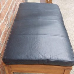 Bnkhynde 88x40x5cm i sort eller cognac bffellder - vlg farve