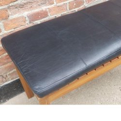 Bnkhynde 88x40x5cm i sort eller cognac bffellder - vlg farve