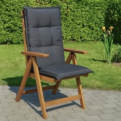 Svart positions ALL-WEATHER dyna i strukturpolyester - modell: BERTRAM