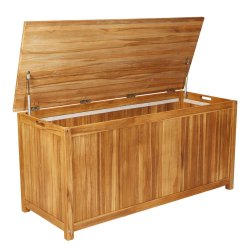 Teak hyndeboks-pakke. Bestr af Boston Hyndeboks i gold teak + 100% vandtt overtrk. 