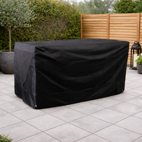 Sort hyndeboksovertr�k - M�l: H95 x B78 x L175 cm