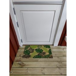 Eksotisk drmtte af kokos og Gummi (PVC) med jungle motiv. Drmtten tler alt slags vejr.