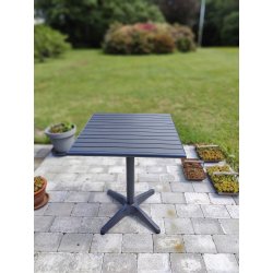 Vedligeholdelsesfrit Joel caf�s�t - 2 personers s�t - Stabelbare stole - Farve: Sort