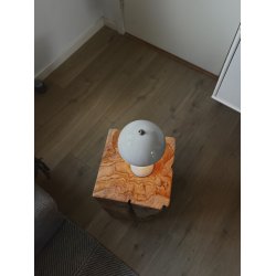 Skammel lavet af teak rod - Ubehandlet.  20 KG