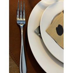 Rund dkkeserviet i PU Lder. D38 cm. Med farve p begge sidder. Vlg farve.