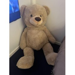 Brun kmpe bamse fra Dacore. BLD OG LKKER BAMSE!!