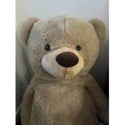 Brun kmpe bamse fra Dacore. BLD OG LKKER BAMSE!!