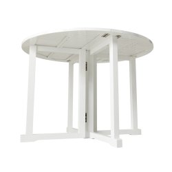 Rundt butterfly mahognibord - Model Isabella