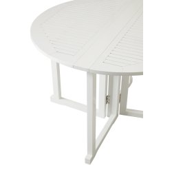 Rundt butterfly mahognibord - Model Isabella