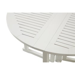 Rundt butterfly mahognibord - Model Isabella