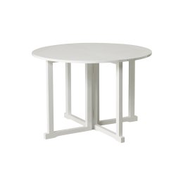 Rundt butterfly mahognibord - Model Isabella