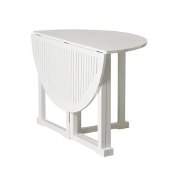 Rundt butterfly mahognibord - Model Isabella