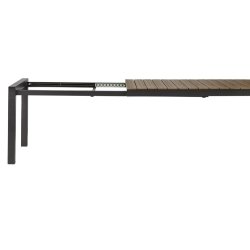 Vedligeholdelsesfrit havebord til 6-10 pers, 205/275x100 - Model: Johan - Vlg farve