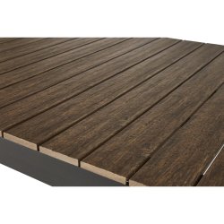 Vedligeholdelsesfrit havebord til 6-10 pers, 205/275x100 - Model: Johan - Vlg farve