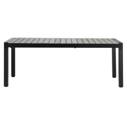 Vedligeholdelsesfrit havebord til 6-10 pers, 205/275x100 - Model: Johan - Vlg farve