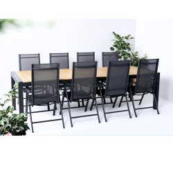 Vedligeholdelsesfrit havebord til 6-10 pers, 205/275x100 - Model: Johan - Vlg farve