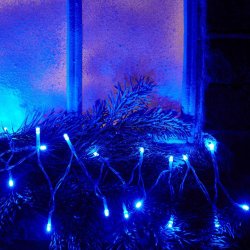 Bl LED lavenergi lyskde med adapter til inden- og udendrsbrug