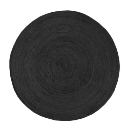 Rundt jute tppe natur - vlg  strrelse
