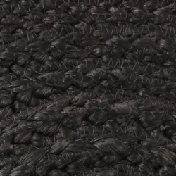 Rundt jute tppe natur - vlg  strrelse