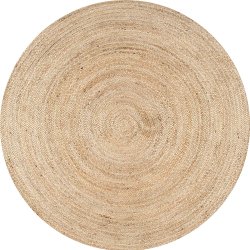 Danmarks nok billigste Jutetppe rundt - EKSTRA NEDSAT  - diameter 180 cm.