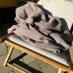 Plaid tppe 125 X 150 cm. 100% GENANVENDT BOMULD!! DACORE.  MANGE FARVER