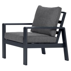 Kamelia lounges�t | 2-personers loungesofa, to komfortable loungestole og stilrent sofabord