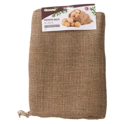 "Kartoffelsk" i Jute stor. Den prcis julemandens julesk. PERFEKT TIL JULETIDEN!