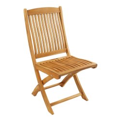 Foldestol uden armln BOSTON TEAK