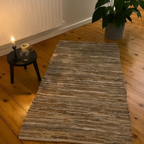 Gulvtppe i skind fra Dacore 70X200 cm. CHARMERENDE GULVTPPE/KLUDETPPE!! -  MANGE FARVER!!
