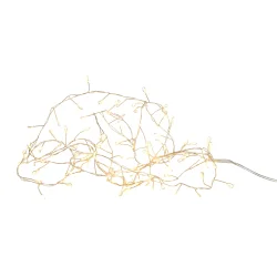 LYSKDE KLYNGE M/100LED M/TIMER T/BATTERI - IP20 Batteriboks, Kun til indendrs brug!!