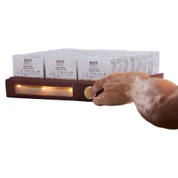 LYSKDE KLYNGE M/100LED M/TIMER T/BATTERI - IP20 Batteriboks, Kun til indendrs brug!!